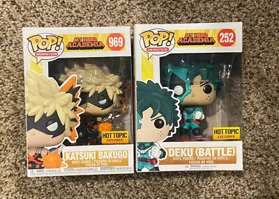 Funko Pop! My Hero Academia #969 Katsuki Bakugo & #252 Deku Battle • $30