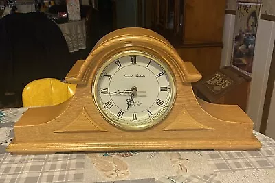 Vintage Rare Blond Wood Camelback Westminster Chime Mantle Clock • $19.99