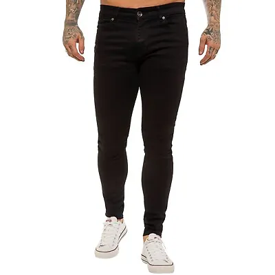 Kruze Mens Jeans Skinny Leg Slim Fit Super Stretch Denim Pants All Waist Sizes • $22.71