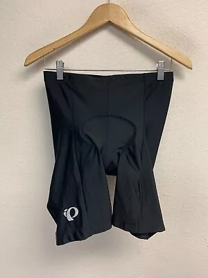 Pearl Izumi Men's Cycling Shorts LARGE Black Padded Compression Pull On Biking • $14.95