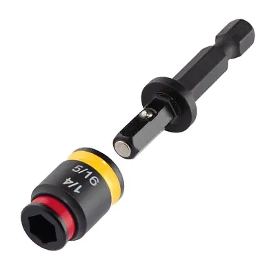 Malco MSHC 2 L Dual-Sided Hex Chuck Driver - 1/4  & 5/16  - Easy Clean Magnet • $10.99