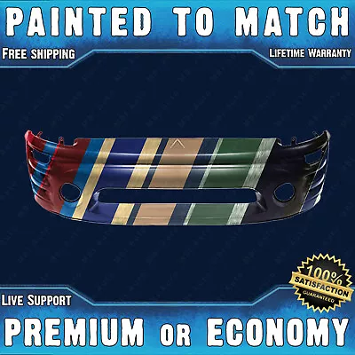 Painted To Match Front Bumper Replacement For 2002-2005 Mitsubishi Eclipse W Fog • $340.99