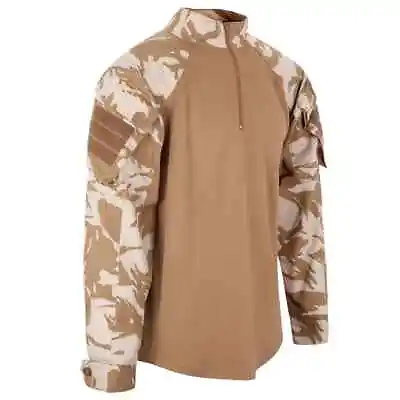 British Army Desert Ubacs Under Body Armour Combat Shirt Military Issue Top • £9.99