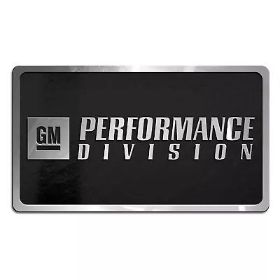 Car Badge Emblem Gm Performance Chevrolet Polished Stainless Steel • $45