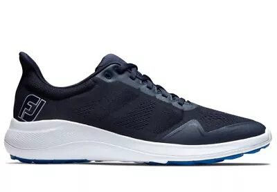 FootJoy FJ Mens Flex Spikeless Golf Shoes Navy #56140 Medium Width • $49.95