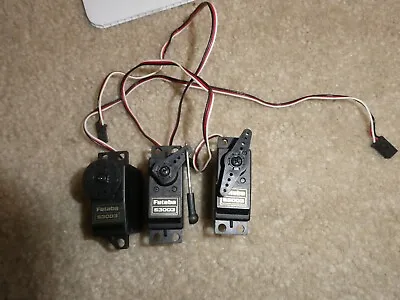 Lot Of 3 RC Part Accessories Futaba Servos S3003 • $38