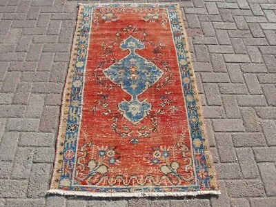 Oriental Rug Entry Rug Door Mat Bath Rug Organic Turkish Rug Antique Rug • $295.20