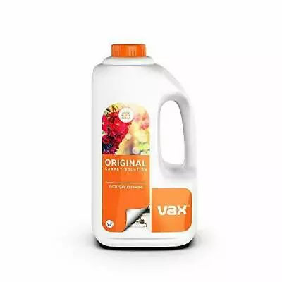 Vax Original Carpet Cleaner Solution Shampoo Rose Scent Cleaning 1.5L • £13.97