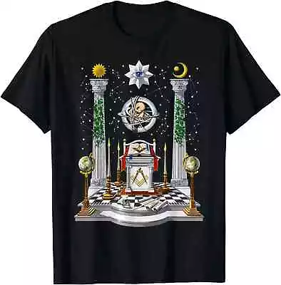 HOT SALE! Masonic Lodge Freemason Masonic Compass Freemasonry T-Shirt S-5XL • $24.99