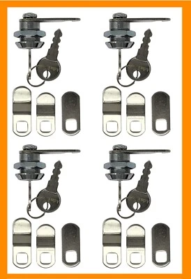 $22.99 • Buy 4x Admiral 5/8 Inch RV Compartment Door Cam Lock Camper Storage Door NOT CH751