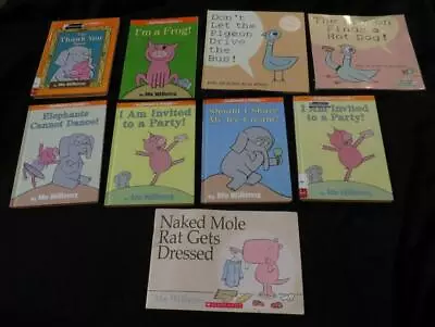 9 ELEPHANT PIGGIE Pigeon Set Easy BOOK LOT Children Read Picture Mo Willems • $32.95