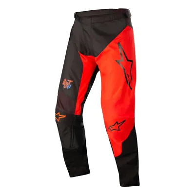 Alpinestars Racer Supermatic Black And Red Men's MX Off Road Pants • $28.99