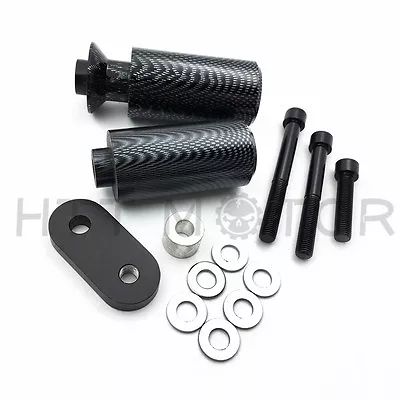 Frame Sliders Crash Protector For Yamaha YZF R6 2006-2007 No Cut Carbon Fiber • $19.59