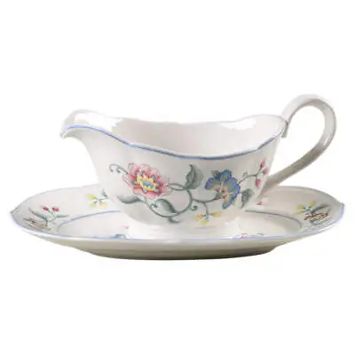 Villeroy & Boch Delia Gravy Boat & Underplate/Pickle 750151 • $49.99