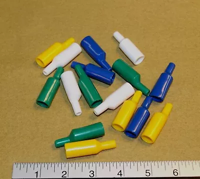 16 X Mueller Insulators For 60 Series Clips - 4 Each Yellow Blue Green White • $9.95