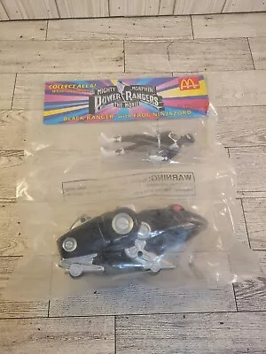 1995 McDonald's Happy Meal Mighty Morphin Power Rangers The Movie Black Ranger  • $9.99