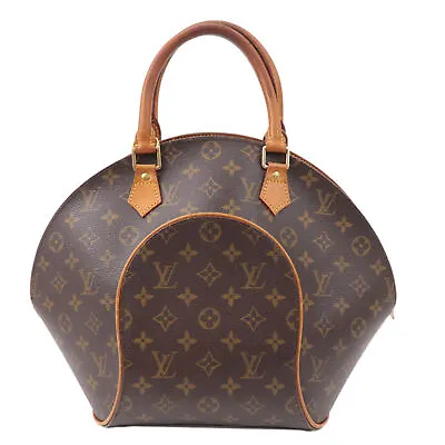 £423.42 • Buy Authentic Louis Vuitton Monogram Ellipse MM Hand Bag Brown M51126 Used F/S