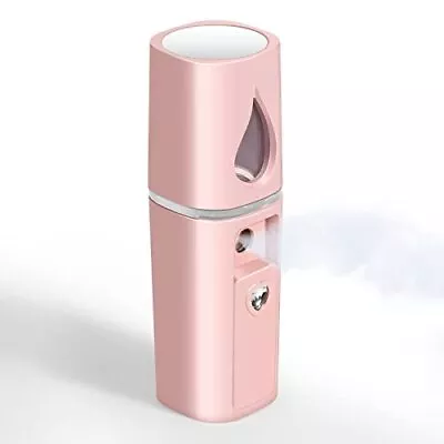 GIVERARE Nano Facial Steamer Handy Mini Mister With Mirror USB Rechargeable • $12.99