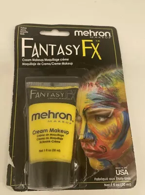 Mehron Fantasy Fx Yellow Cream Makeup Halloween Costume New • $9