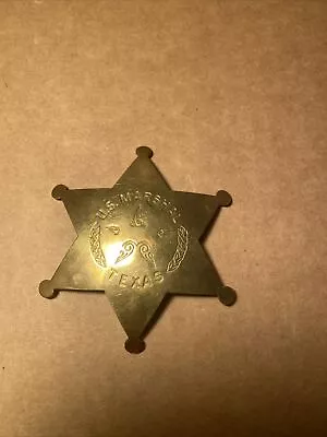 £57.44 • Buy Vintage U.S. Marshal Badge Texas 