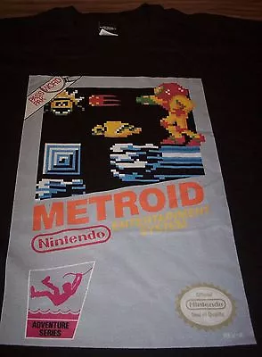 VINTAGE STYLE METROID NES Nintendo T-Shirt 4XL XXXXL NEW • $24.99