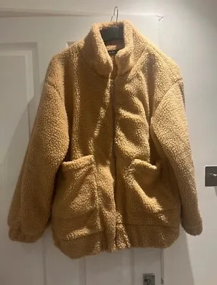 Zip Up Fuzzy Coat • £15