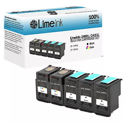 5 Pk PG 240XL CL 241XL Ink Cartridge For Canon PIXMA MG MX Printer Series MG2120 • $78