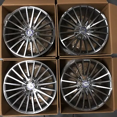 21 Mercedes Benz Gl450 Gls63 Amg Oem Wheels Rims Factory Hybrid 2013-21 Set Grey • $1562.50