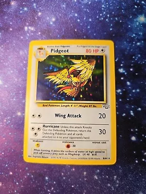 1x Lp+  Nm Pokémon TCG Pidgeot 8/64 Jungle Unlimited Holo Rare • $17