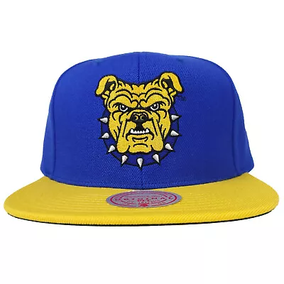 NC A&T Aggies Mitchell & Ness HBCU Snapback Hat 3D Logo Blue Yellow Cap NWT • $31.99