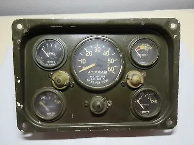 Military Jeep M151 M151A1 M151A2 Dash Instrument Panel Cluster Gauge • $99.99