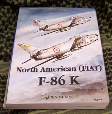 F-86K SABRE NORTH AMERICAN (FIAT) - AVIOLIBRI #3 Dual Eng/Italian Captions • $29.94