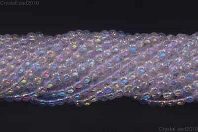 Angel Aura Crystal Quartz Gemstone Round Ball Beads 4mm 6mm 8mm 10mm 12mm 15.5  • $3.72