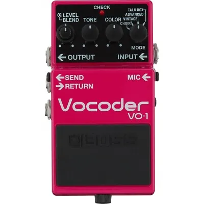 BOSS VO-1 Digital Vocoder Guitar Bass Synth Effect Pedal Vocal Talk Box Mode • $249.99