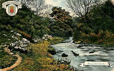 Millers Dale Derbyshire - Postcard • £2.75