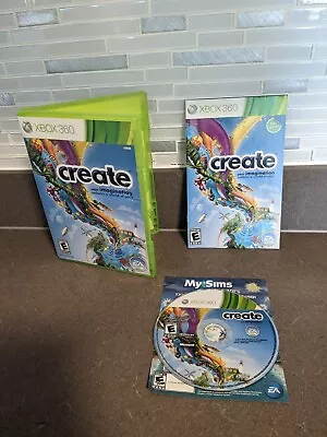 XBox 360 Create Complete In Case W/ Manual Fun For Kids And Adults Nostalgic • $3