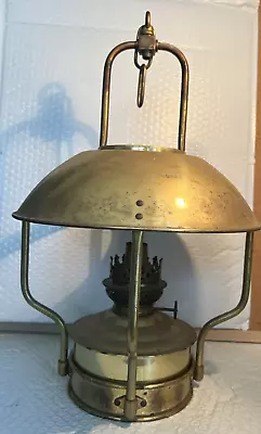 Vintage 1920’s D.H.R Holland Clipper Ship Oil Lamp Old Sail Boat Salvage • $159.96