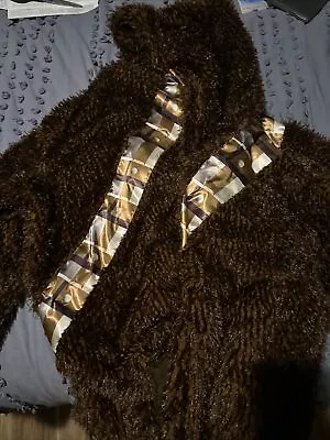 Star Wars Adult Unisex Chewbacca Costume Plush Fleece Robe Bathrobe NWT • $30