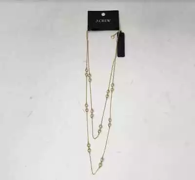 New Women's J Crew Layered Pearl Chain Necklace • $34.99