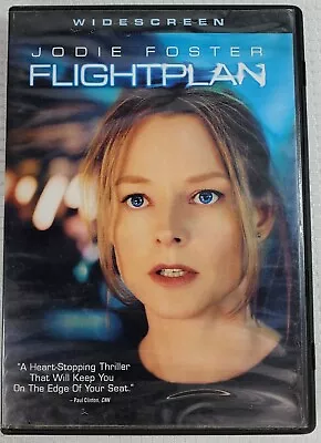 Flightplan W Jodie Foster (WS) (DVD)- You Can CHOOSE WITH OR WITHOUT A CASE • $1.99