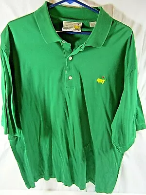 Augusta National Golf Polo Shirt Short Sleeved Masters Golf Men’s XL Green (Q25) • $18.49