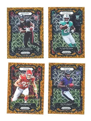 2023 Panini Prizm Football ORANGE LAZER ONLY (BUY 3 GET 1 FREE) YOU PICK/CHOOSE • $1.69