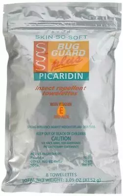 Avon Skin So Soft Bug Guard Plus Picaridin Insect Repellent 8 Towelettes • $14.99
