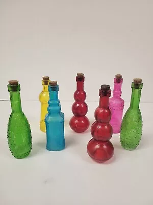 Vintage Glass Wheaton Mini Bottles Lot Of 7 • $31