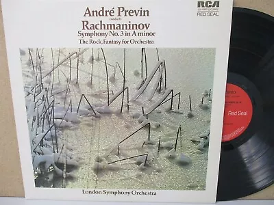 LSB 4090- RACHMANINOV- Symphony No.3/The Rock PREVIN LSO LP (UK EX) HP TAS List • £4.69