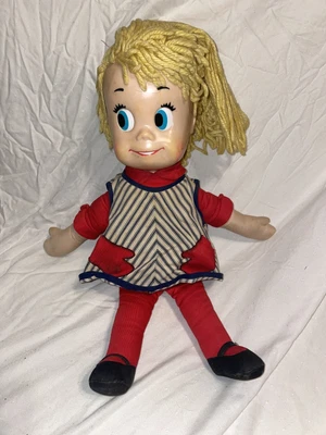 $22.99 • Buy MATTEL 18  SISTER BELLE DOLL W YELLOW YARN HAIR Casper Girl 1961 Awesome Old Toy