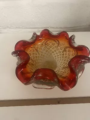 Vintage Murano Glass Ashtray Bowl • £10