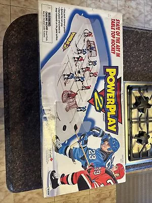 Vintage 90’s  IRWIN POWER PLAY 2 TABLE TOP NHL HOCKEY GAME  Open Box • $100