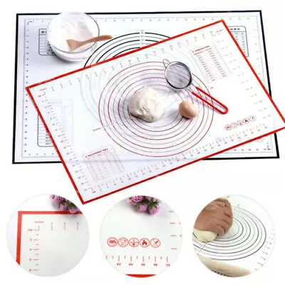 Silicone Baking Mat Sheet Non Stick Maker Cake Dough Pizza Pastry Kitchen Table • $11.54