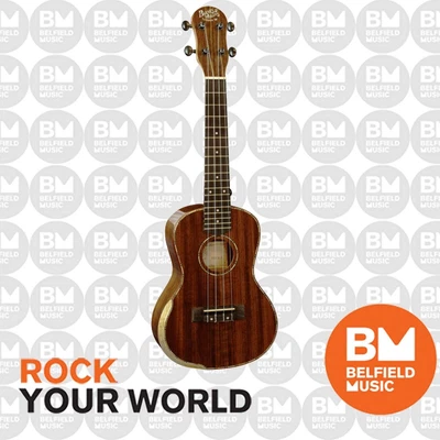 $155 • Buy Barnes & Mullins BMUK5C Concert Ukulele Walnut Uke - Brand New - Belfield Music